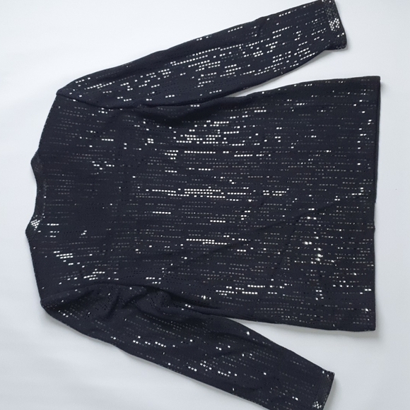 COPY - St. John Evening Knitted Sequins Blazer Jacket - Picture 10 of 11